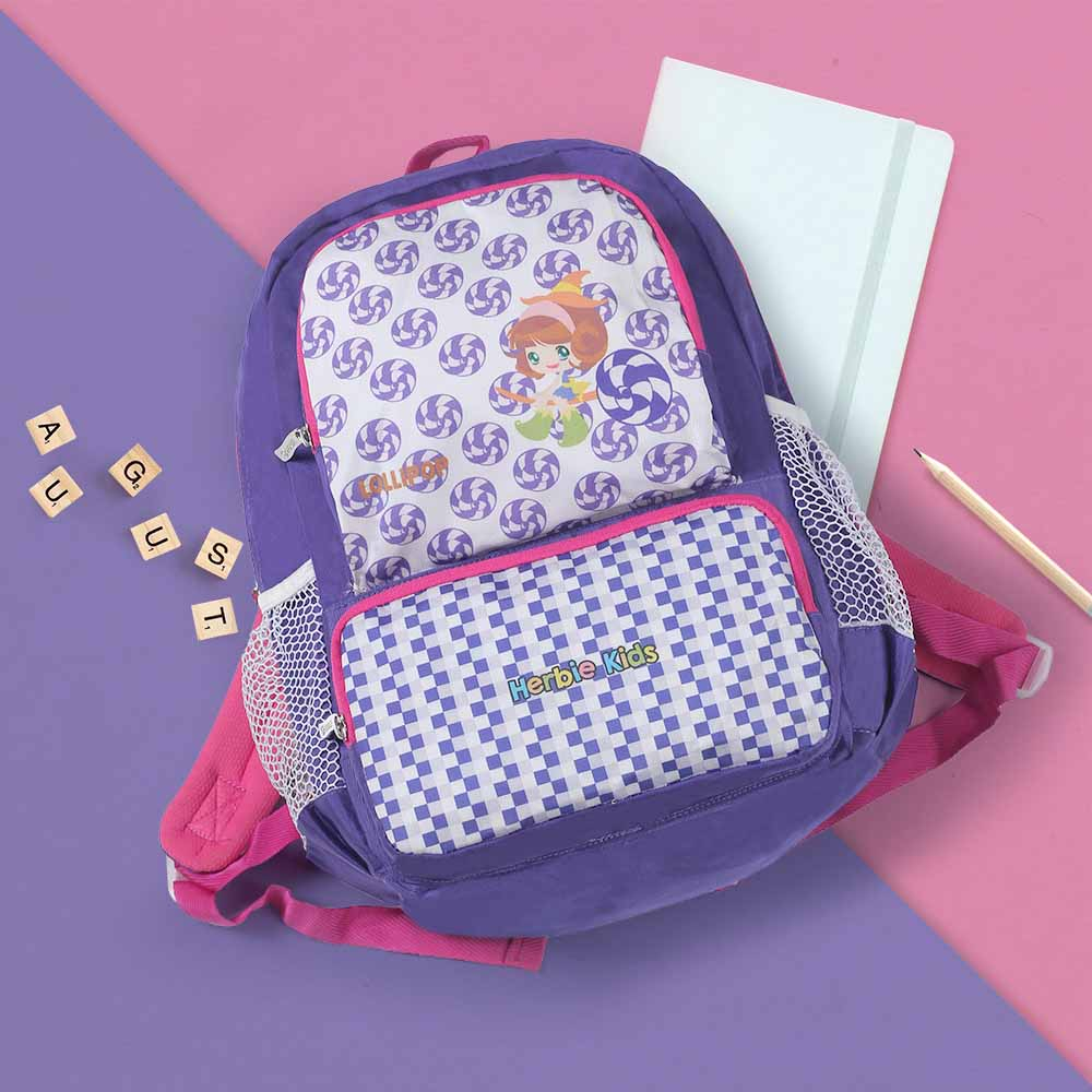 Tas Ransel Anak Perempuan Premium Ungu 236