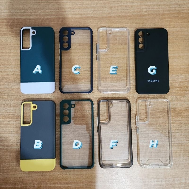 Case Samsung S22 Reguler Hybrid Acrylic Clear Sofcase Hardcase Second Bekas