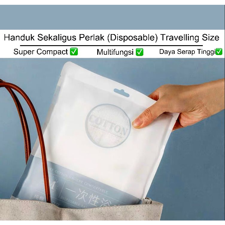 HANDUK DISPOSABLE (70 X 40 CM) WATERPROOF / PERLAK DISPOSABLE / UNDERPAD / PERLAK BAYI / DAYA SERAP TINGGI / TRAVELLING /MUDAH DIBAWA /HANDUK TRAVEL / HANDUK BAYI / HANDUK ANAK / COTTON