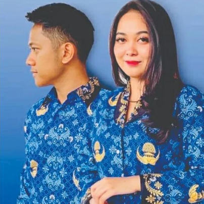 Seragam Batik KORPRI wanita termurah / seragam korpri wanita / batik korpri wanita lengan panjang 1