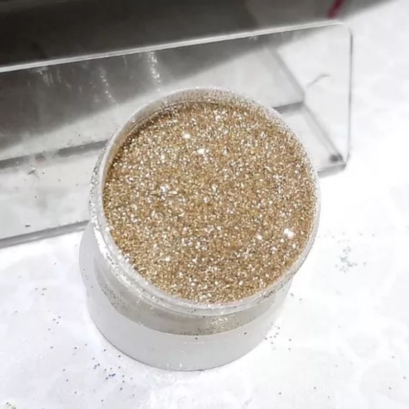 HIGH QUALITY Nail Art Glitter Powder Dalam Wadah 10ml