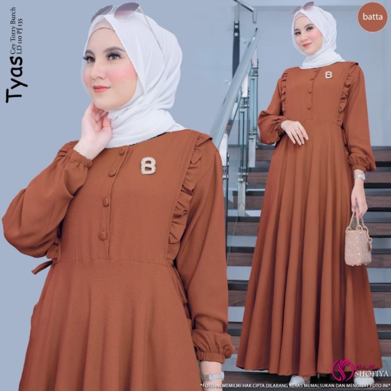 &quot;New ANABIA, PURNAMA&quot;,TYAS, SANDRA,SHITA &quot;Midi Dress Wanita Muslim by Ori Shofiya