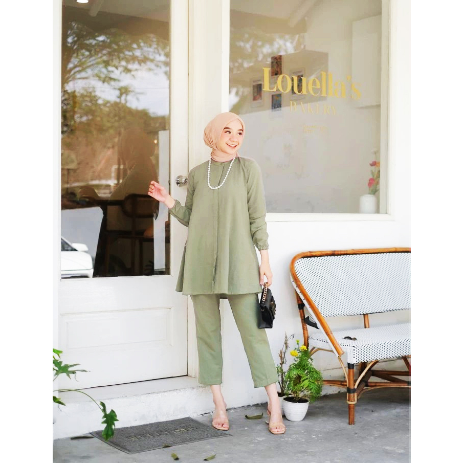 [COD] Shazfa.apparel - Setelan Muslim Wanita Terbaru Yasha Set