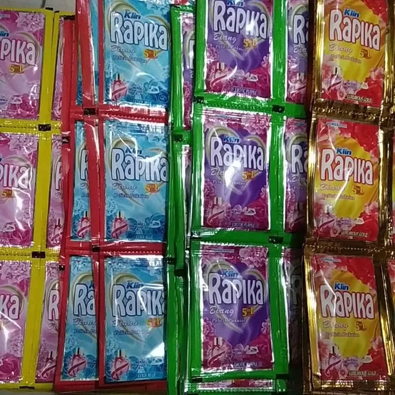 ARJUNA RAPIKA Biang Sachet / Rapika Pelicin Pakaian Sachet 8ml Renceng isi 12pcs WINGS