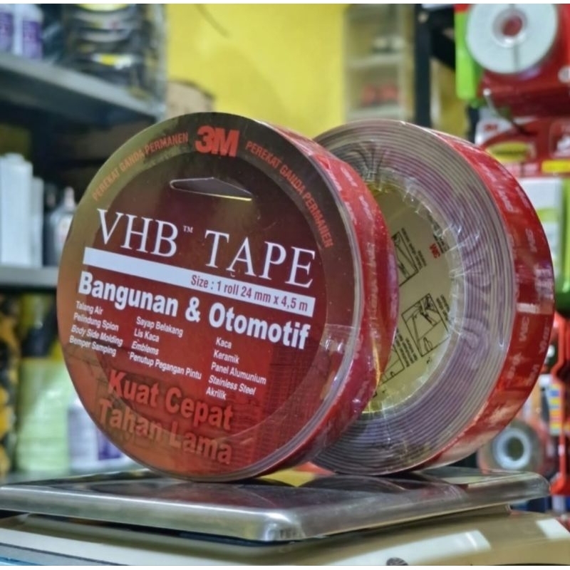 

3M Double Tape VHB Perekat Otomotif 24mm x 4.5m