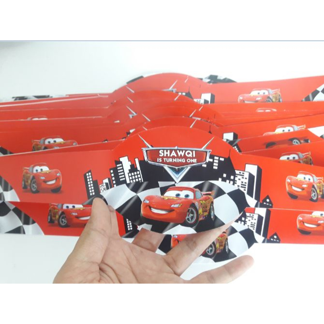 label bento mc queen / label box bento mc queen / label box makanan custom mc queen / label bento cu
