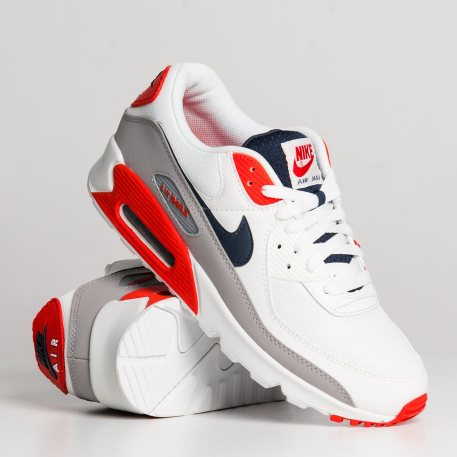 Sneakers / N*ke Air Max 90 Summit White Thunder Blue / Original Resmi