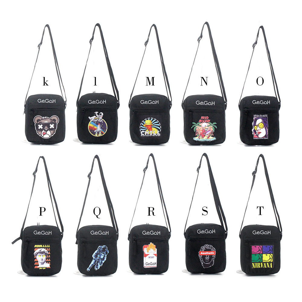 Tas Selempang Pria Dan Wanita Slingbag Bag Mini Sling bag Pria Karakter Printing DTF Murah