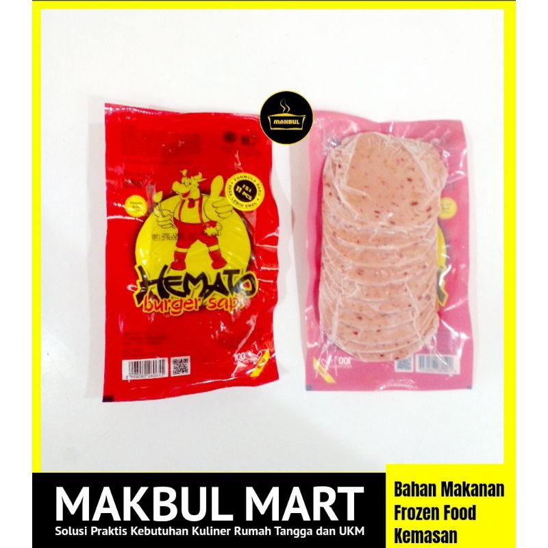 Hemato Burger Sapi isi 11pcs 250gr