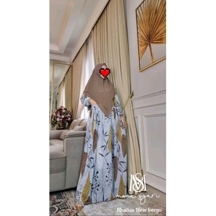 MONA SYAR'I BY ME KHALISA NEW BERGO DRESS SET BERGO GAMIS BARU TERJANGKAU