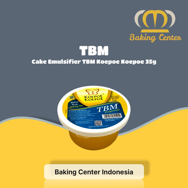 

Cake Emulsifier TBM Koepoe Koepoe 35gr