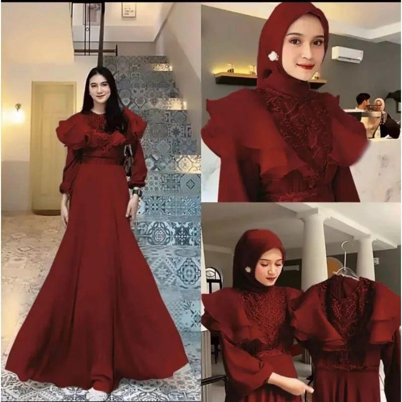 Megan Gamis Cerutty Gamis Muslim Dress Murah Gamis Syari