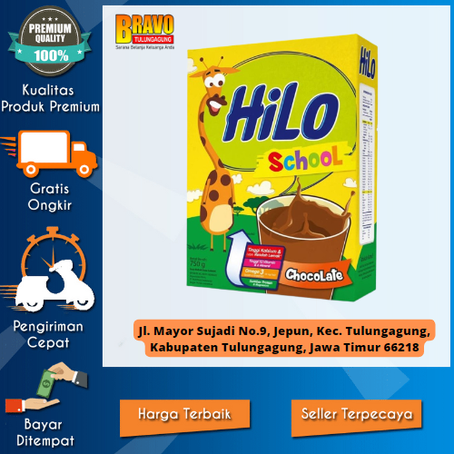 

Bravo Superemarkt Tulungagung - HiLo School Chocolate 750 gram - Susu Tinggi Kalsium Rendah Lemak