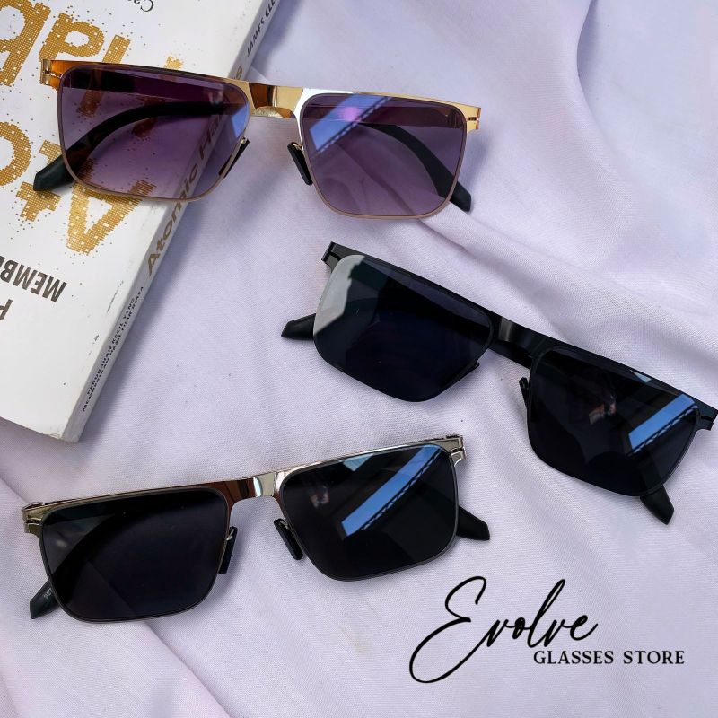 Evolveglasses (IMP-41) Kacamata Cewe Cowo Frame Besi
