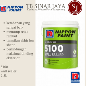 Cat Dasar Tembok Exterior WALL SEALER 5100 NIPPON PAIN 2,5L