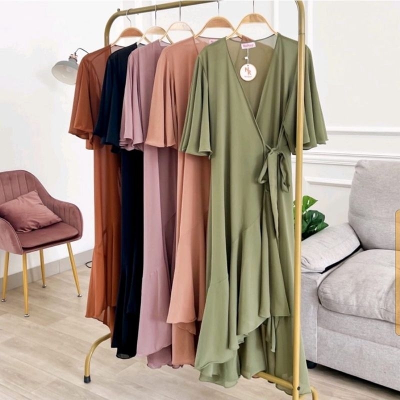 Namia outer ceruty | Outer ceruty babydoll | Cardigan ceruty babydoll | Tunik | Outer mekar