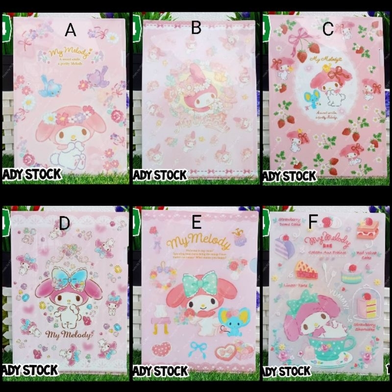 

Map File Folder Dokumen A4 1 Pocket Sanrio Karakter My Melody