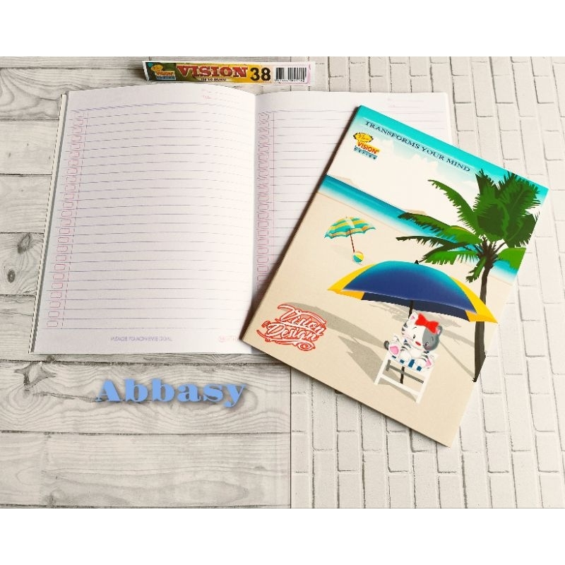 

Buku Tulis VISION 38 lembar per pcs
