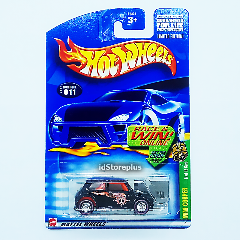 Mainan Anak Diecast Mobil Hot Wheels 2002 MINI COOPER SUPER TREASURE HUNT LIMITED EDITION 11 of 12 C