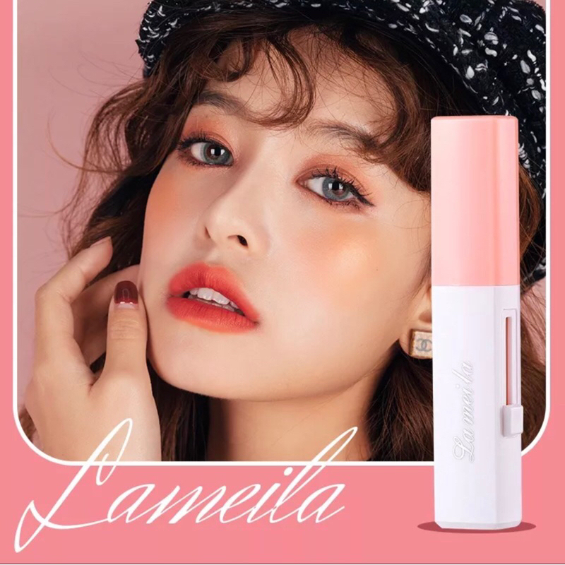 OliveShop ❤️ Lameila Color Eyeshadow Stick Shimmer Kombinasi 2 Warna Waterproof