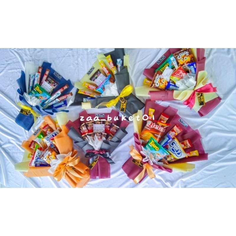 

BISA REQUEST SNACK / Buket Snack Termurah / Buket Snack / Buket Wisuda