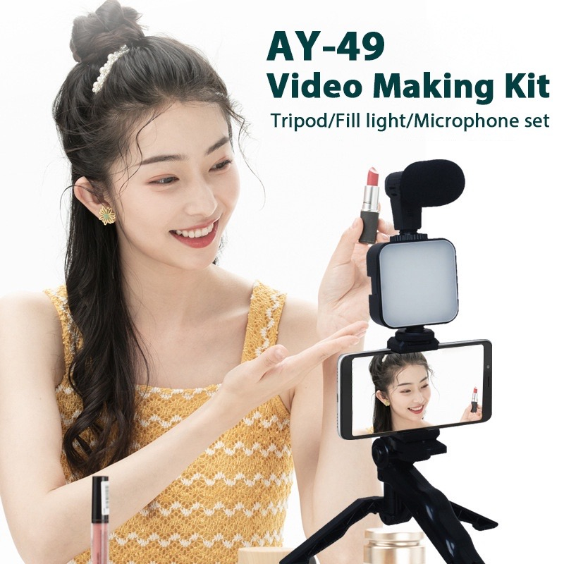 Video Making Kit  Mikrofon Vlogger AY-49