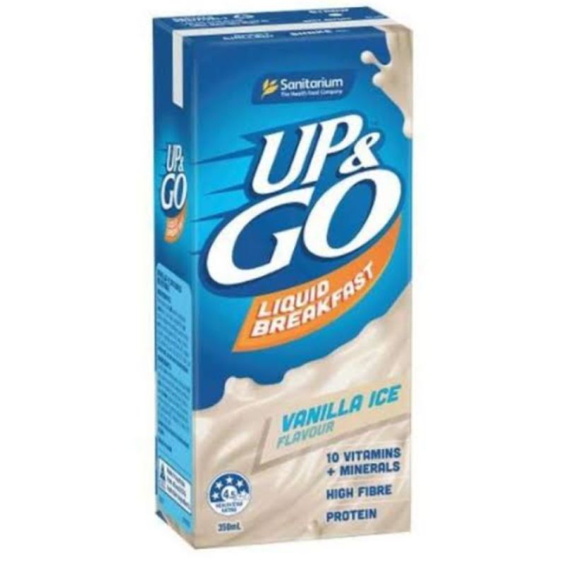 

Sanitarium up&go vanilla ice 350ml