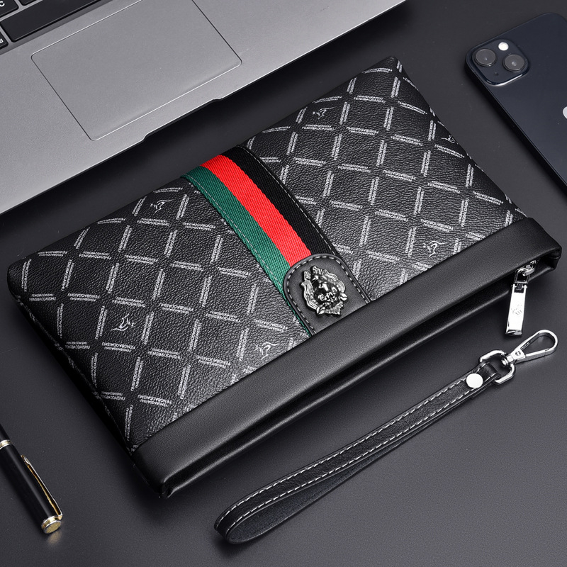 Fengbaodaishu Handbag Clutch Bag Tas Tangan Pria Import