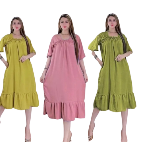 LAURA DRESS WANITA MODEL KOREA Fashion Wanita Baju Dres Wanita Terbaru 2023 Model Korean Style kekin