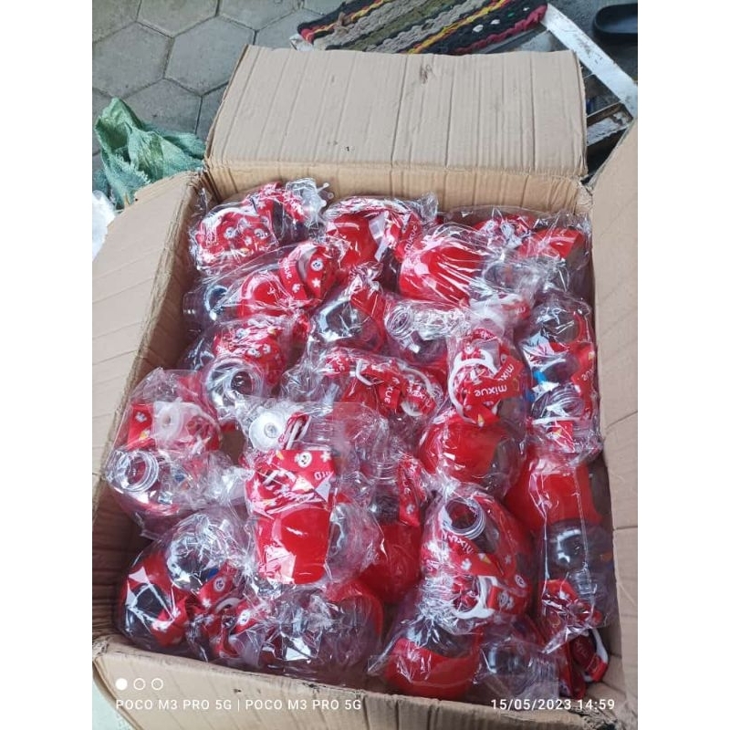 4pcs botol mixue/ grosir botol mixue/ botol mixue murah/ botol mixue grosir/ distributor botol mixue