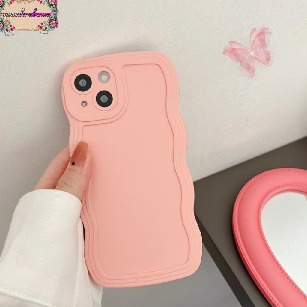 CASE SOFTCASE SILIKON GELOMBANG WAVY PROCAMERA MACARON INFINIX HOT 30 NOTE 30 PRO SB5398