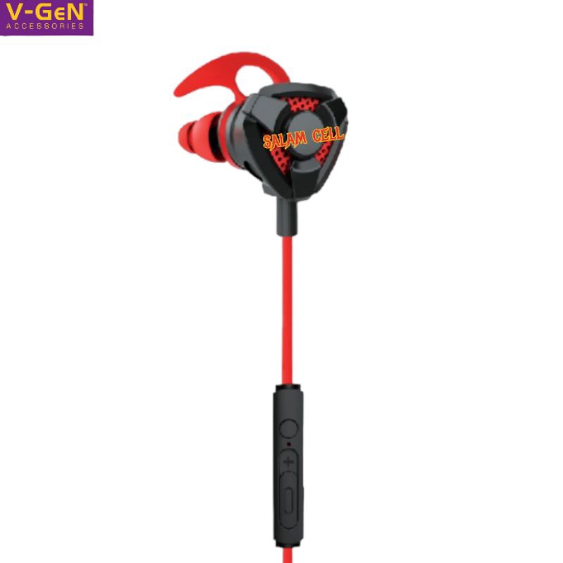 Headset V-Gen VEP1-37 Heaset Game Earphone Original Vgen Vep1 37 Garansi Resmi