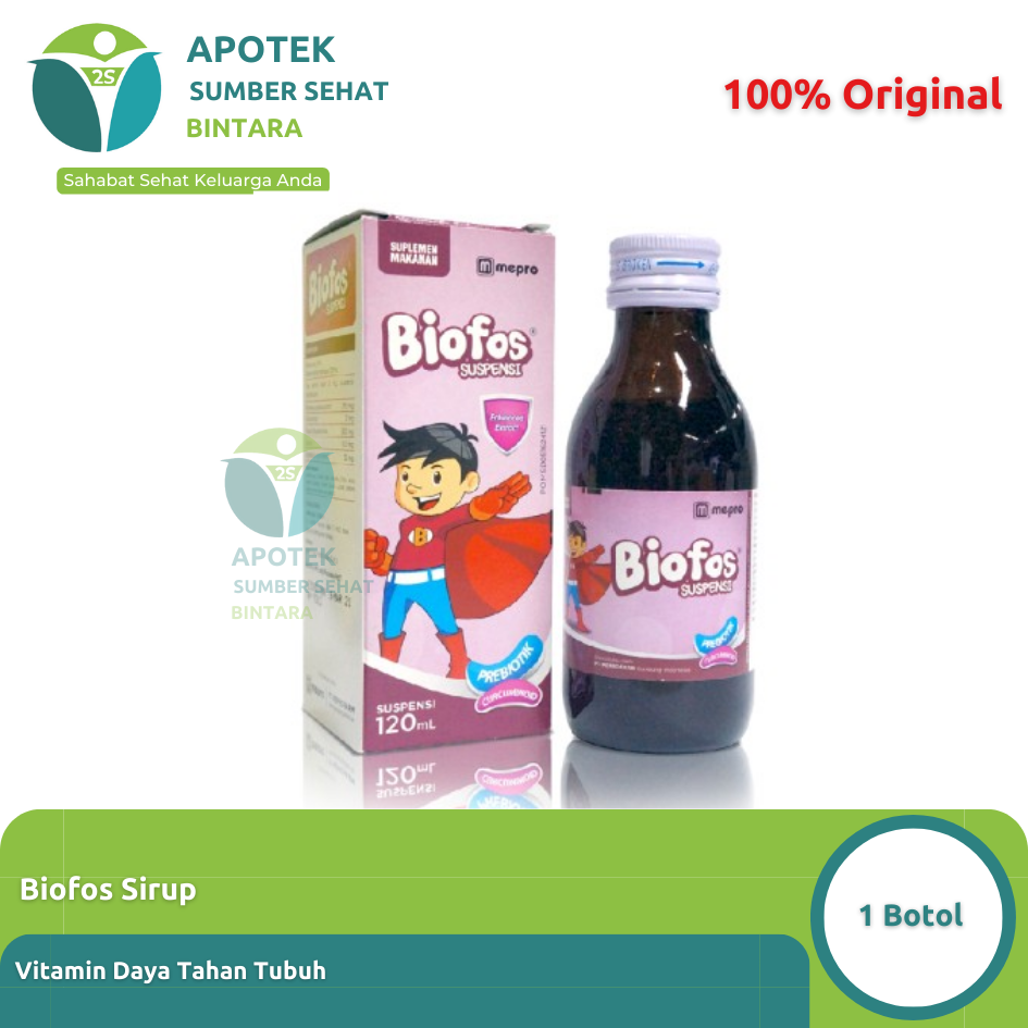 Biofos Sirup Vitamin Daya Tahan Tubuh 120 ml