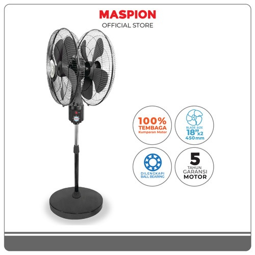 KIPAS ANGIN MASPION PW 1818 S / STAND FAN MASPION 360 18&quot;