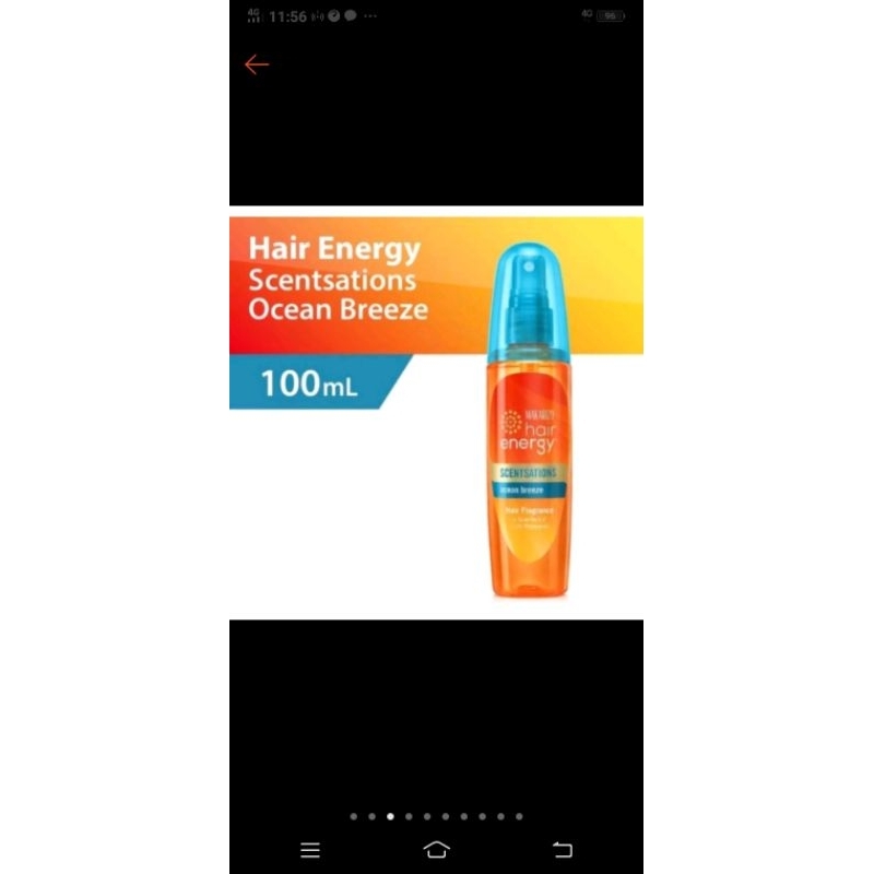 makarizo hair energy scentsations 100ml/makarizo scentsations