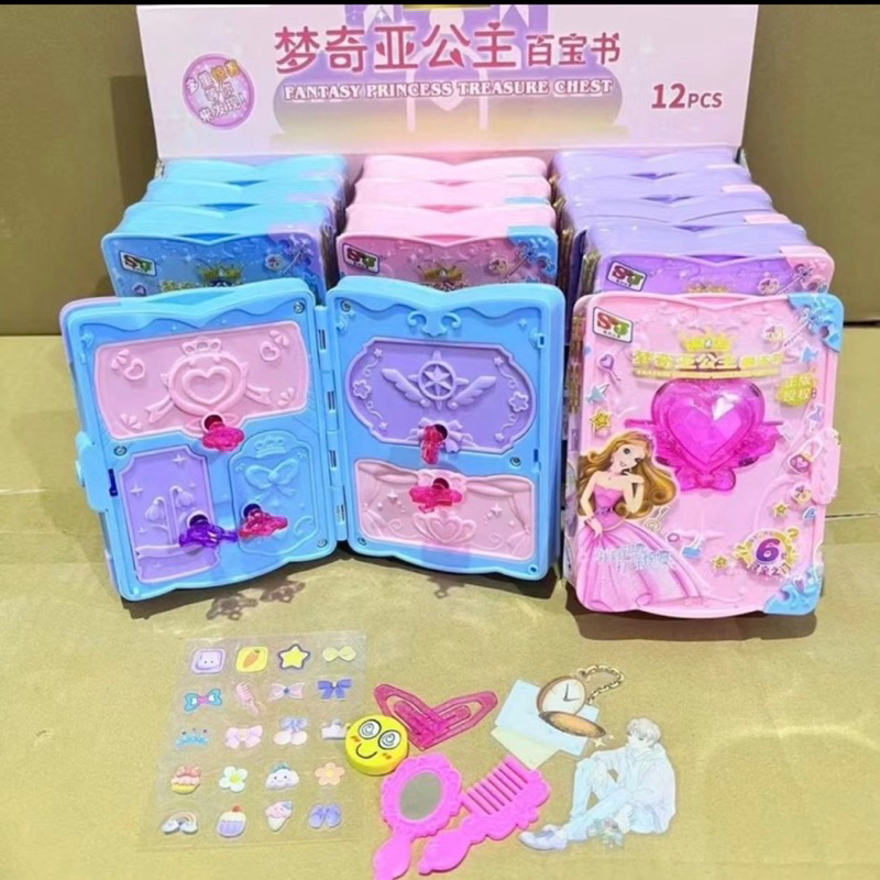 MINI04 Mainan Mini Treasure Book Surprise Box Kado Anak
