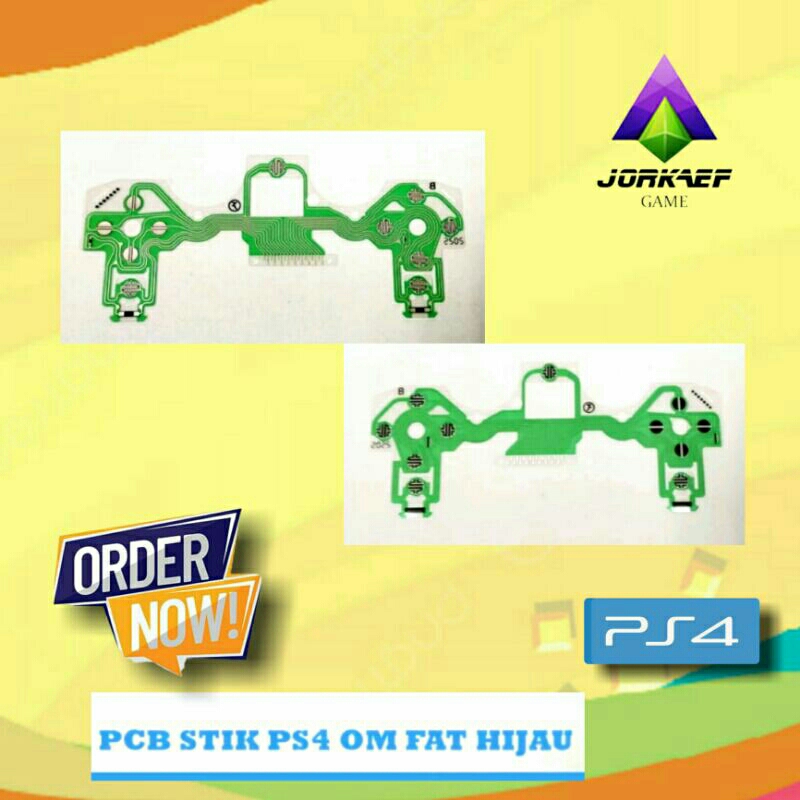 PCB PLASTIK STIK PS 4 FAT HIJAU