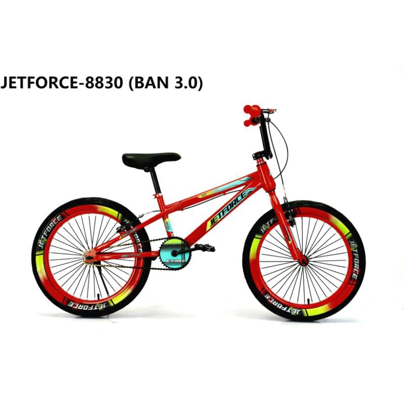 Sepeda BMX 20&quot;  Ban 2.4  STORM  BAN MOTIF BONUS BEL KUBAH baru gress anak 7 tahun sd dewasa