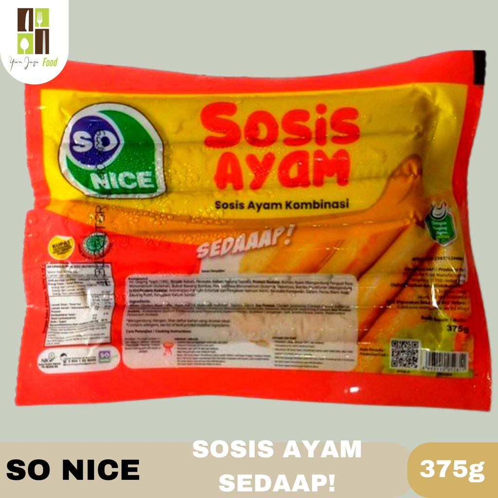 So Nice Sosis Sedaaap !!! Sosis Ayam / Sosis Ayam Kombinasi 375 g