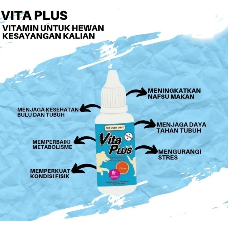 Vita plus vitamin kucing dan anjing dll