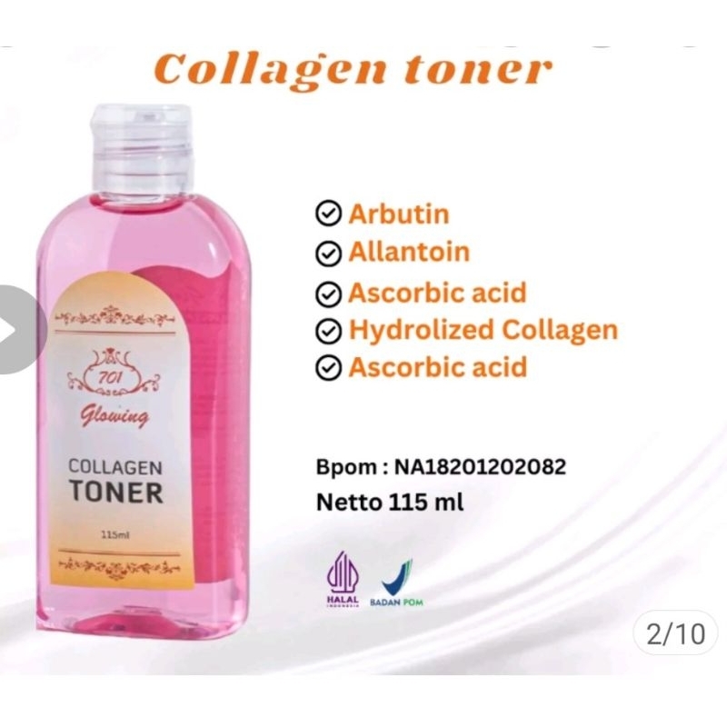 Toner Collagen Whitening 100ml Produk 100% ORIGINAL ASLI / Toner Colagen 100% ORI