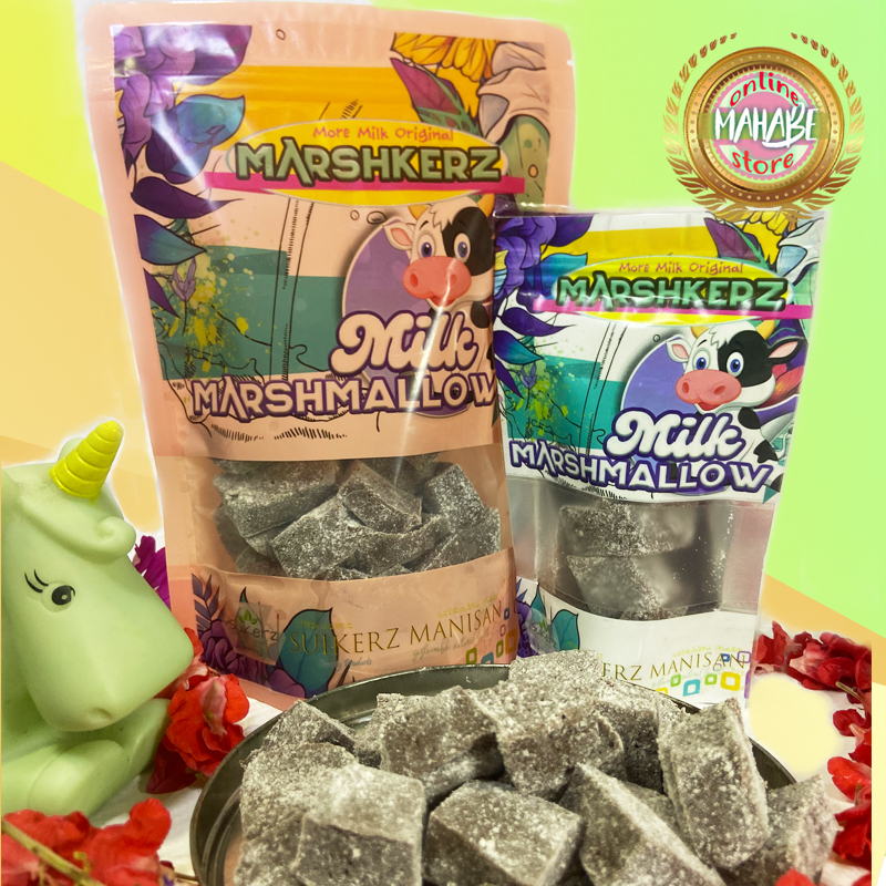 Marshmallow Chocolate Milk Marshkerz Marshmallow Cokelat Susu Halal