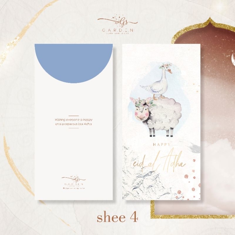 

[SHEE SERIES] CUSTOM NAMA Amplop Idul Adha / Eid Envelope / Adha Envelope