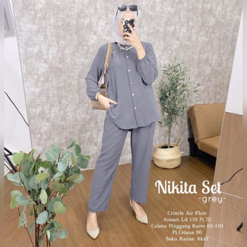 NIKITA SETELAN BAJU WANITA TERBARU