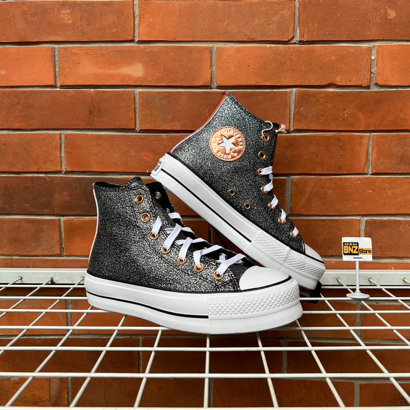 Converse CTAS Lift Hi Black/Copper/White