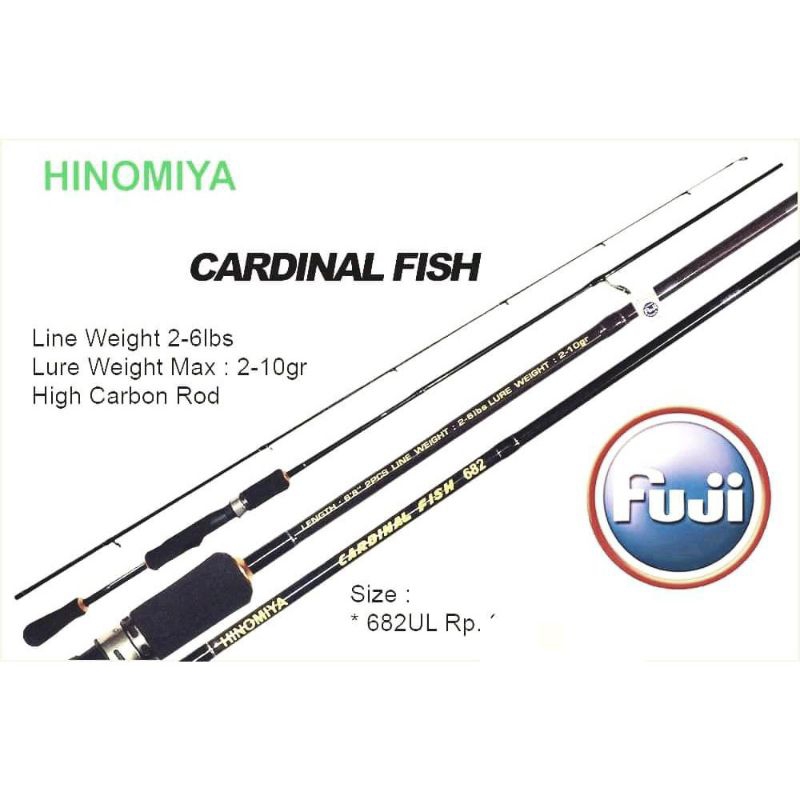 Joran Ultra Light HINOMIYA CARDINAL FISH 682UL