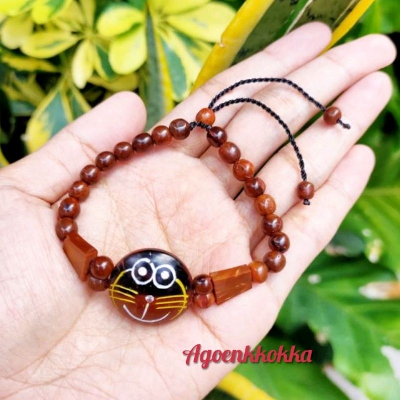 gelang Doraemon dewasa coklat kokka kaokah