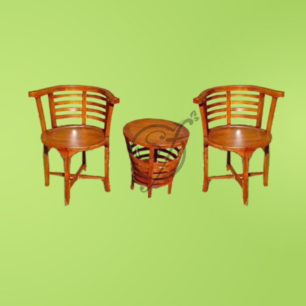 Kursi teras cantik minimalis kursi cafe kursi teras kayu jati Jepara