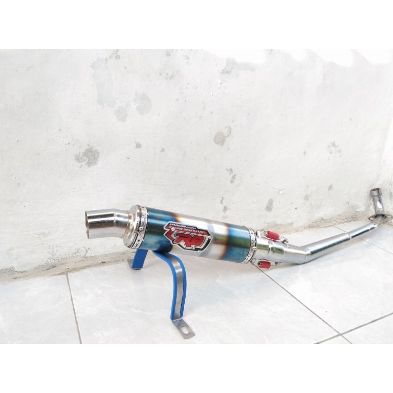 Cuci Gudang  Knalpot Racing R9 Supra 110 Supra X 110 Supra Fit Blade Karisma Revo Lama Revo
