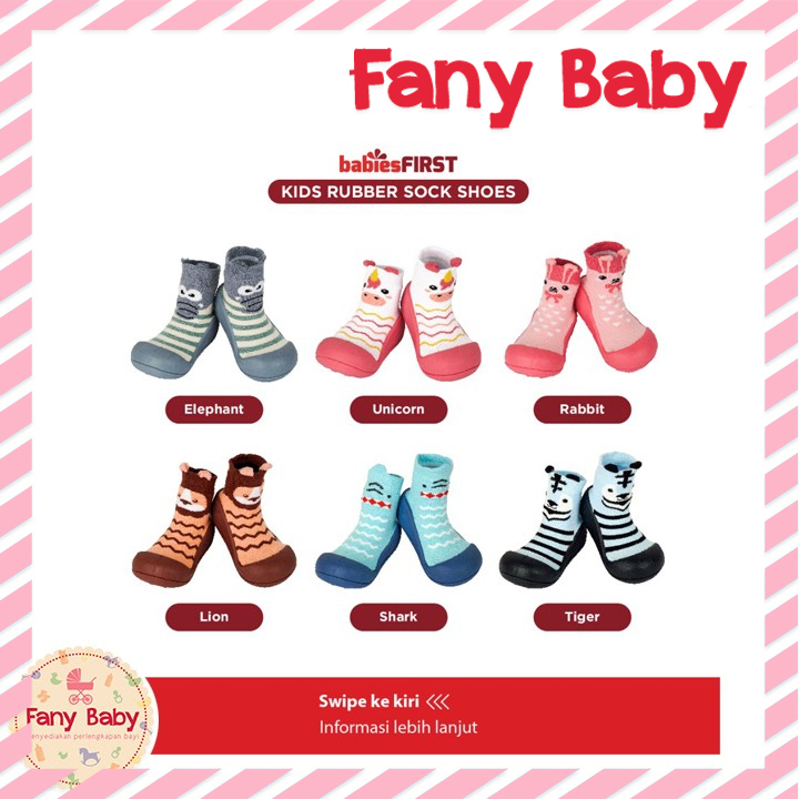 BABIES FIRST KIDS RUBBER SOCK SHOES